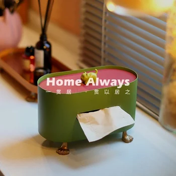 De uz casnic creative living ceai de masă multifuncțional pisica cu gheare prosop de hârtie caseta creative de lumină de înaltă calitate lux sertar cutie