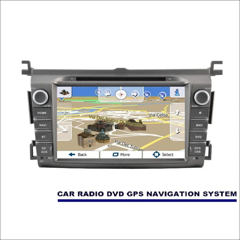Pentru Toyota Rav4/Vanguard 2013-2016 Radio Auto CD-DVD Player, Amplificator, TV HD cu Ecran GPS Nav Navi Navigare Audio-Video