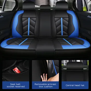 PU Piele Universal Scaun Auto Protector Scaun Acoperi Caz Piele de antilopă Artificiala Pentru cele Mai multe Masini Airbag Compatibil