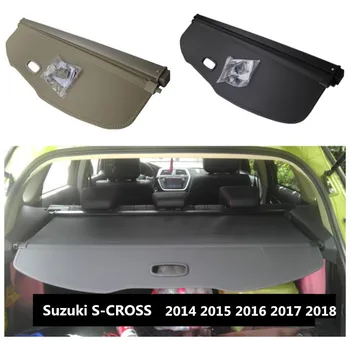 Portbagajul din spate a Încărcăturii Acoperire Pentru Suzuki S-CROSS 2016 2017 2018 2019 2020 Versiunea Mare de Securitate Scutul Negru Accesorii Auto