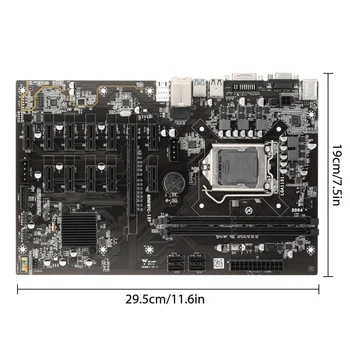 HOT-B250C BTC Miner Placa de baza+G3900 CPU+DDR4 4GB 8 RAM+12buc 009S Plus pentru BTC 5