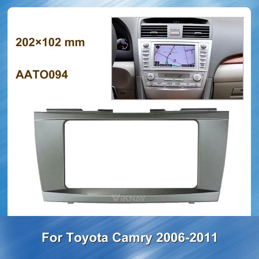Auto 2DIN Radio Fascia pentru Toyota Camry 2006-2011 Audio CD player panel adaptor Garnitura Cadru de Bord Mount Kit-ul de instalare