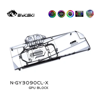 Bykski Apă Bloc N-GY3090CL-X , Pentru GALAX RTX 3090 24GB Clasic Carte de GPU , Cu Backplane Cupru Radiator de Răcire cu Apă 1