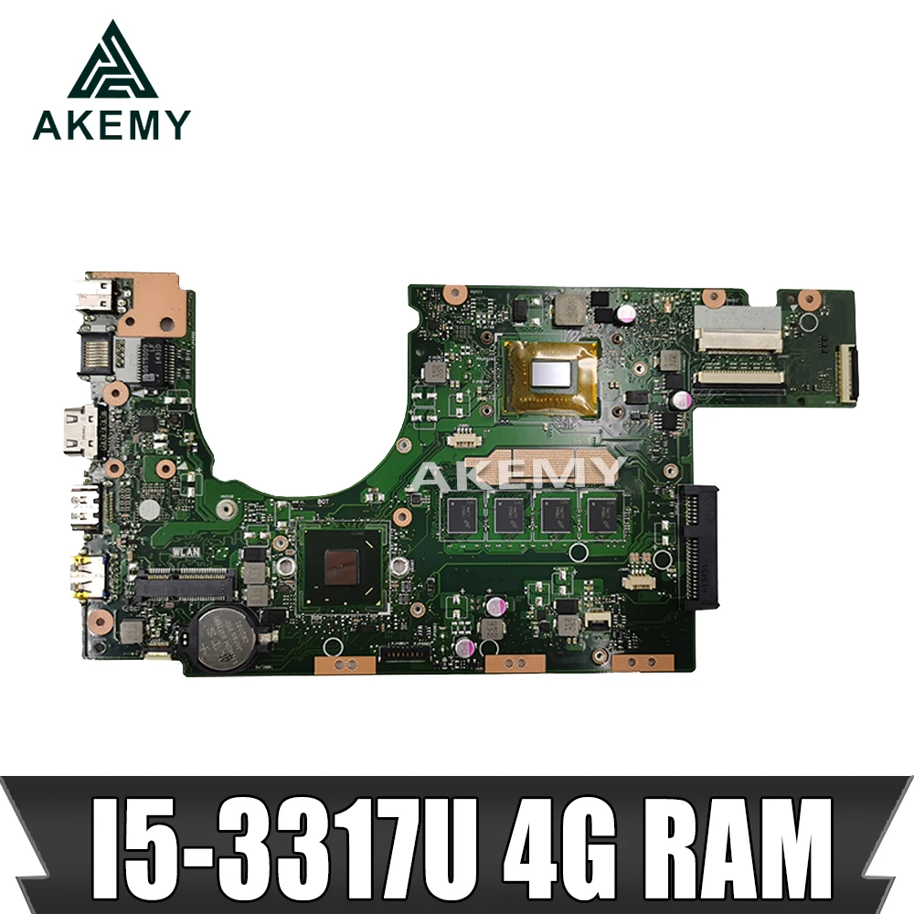 S300CA Pentru Asus S300CA VivoBook S300CA Laptop placa de baza S300CA placa de baza I5-3317U REV2.0 4G RAM placa de baza noua 0