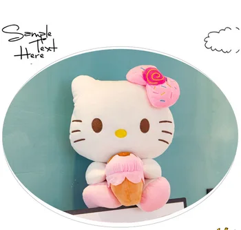 Noi Hello Kitty Jucărie de pluș Drăguț de pluș Perna KTed Cat Păpuși drăguț jucărie pentru copii, un cadou de ziua de nastere pentru copii