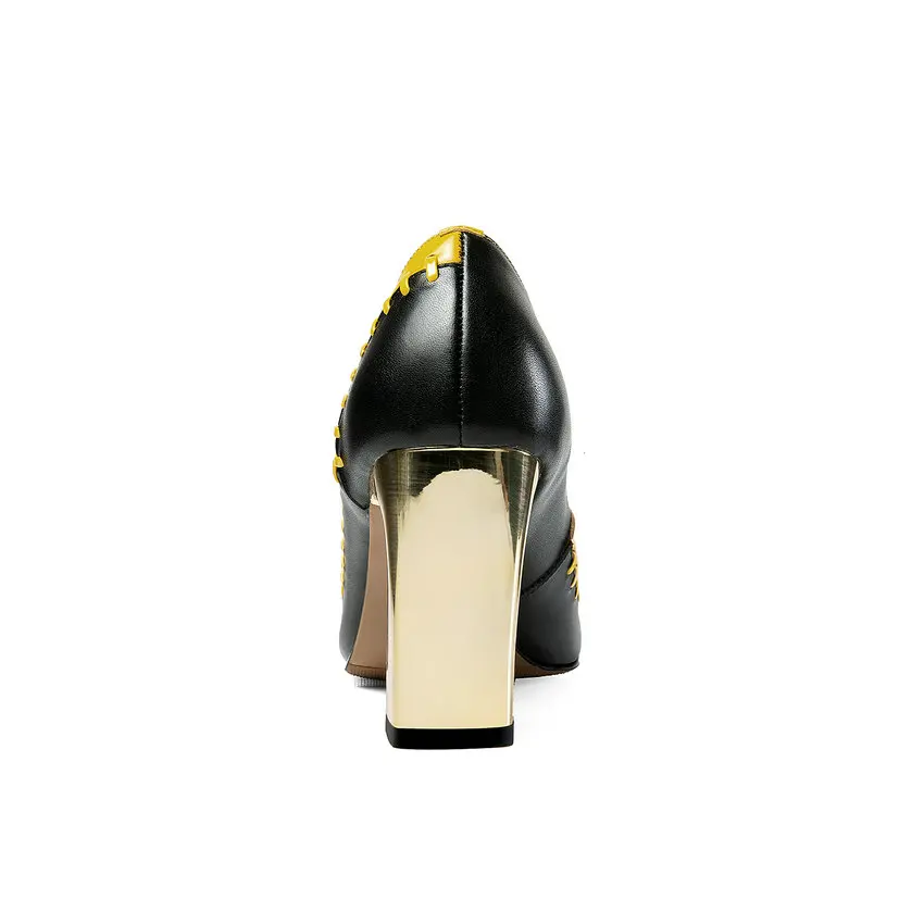 ENMAYLA 2020 Pantofi de Lux pentru Femei Designeri din Piele a Subliniat Toe Slip-On Rochie Femei Tocuri Toc Pătrat Femei Pompe 34-40