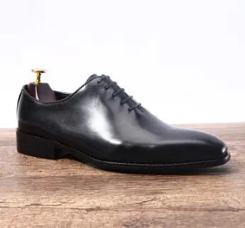 Stil Italian Barbati Pantofi Dantelă Manual Petrecere De Nunta Derby Pantofi Brogue Vin Rosu Negru Oxfords