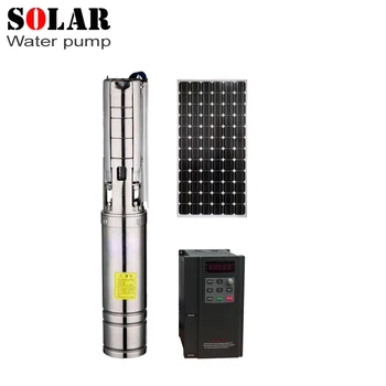 Brussless Permanent magnet synchronous motor solar pompa de iaz kit 2 ani garanție adânci bine solare pompă de apă pentru agricultură 0