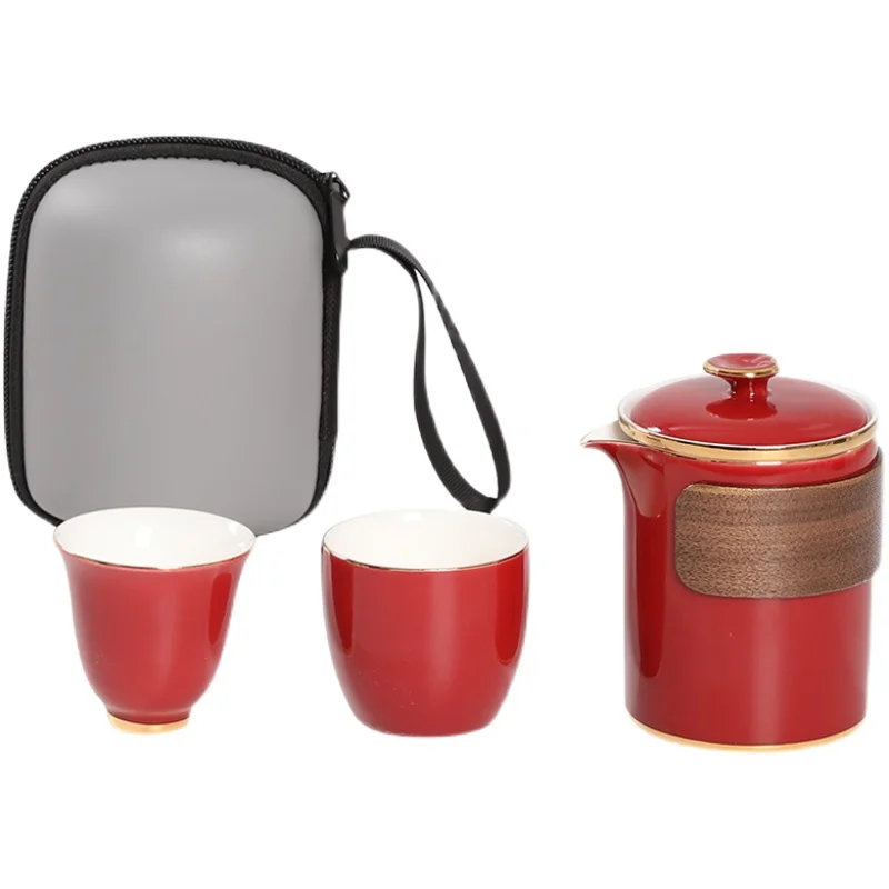 Chinezesc De Lux Ceașcă De Ceai Set Moderne De Ceramică Lucrate Manual Portabil Kung Fu Set De Ceai Pentru A Călători Ceremonia Ceaiului Produse De Origine
