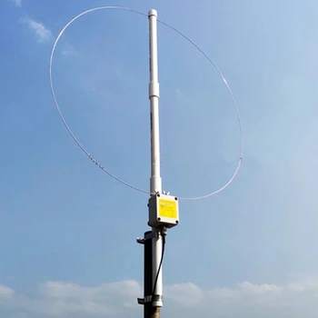 K180WLA Modernizate Active Buclă de Bandă largă Antena de recepție 0.1 MHz-180MHz 20dB DST FM Radio Receptor SDR BUCLĂ Buclă Mică HF