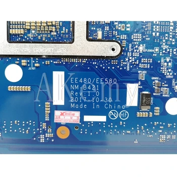 Akemy NM-B421 Laptop placa de baza pentru Toshiba E480 E580 01LW922 original, placa de baza pe deplin testat Cu I3-7100 2GB
