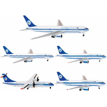 Turnat sub presiune 5pcs/set 1/500 Colectie AZERBAIDJAN Airlines ATR72/A319/A320/757-200/767-3 Aliaj de Avion Jucarii Model de Aeronave Suvenir