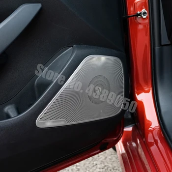Audio Corn Cadru Autocolant Acoperi Accesoriile din Oțel Inoxidabil 2019 2020 pentru Toyota Corolla Sedan Masina Usa de Interior Difuzor