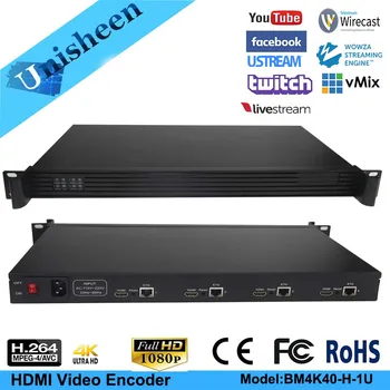 MPEG-4 AVC/H. 264 4K UHD 4in1 HDMI Video Encoder HDMI Transmițător Difuzat live encoder H264 encoder