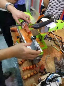 Șirag de mărgele Mingea Strung Margele de Luare a Mașinii Mic DIY pentru prelucrarea Lemnului Bench Drill Micro-Lustruit Baril