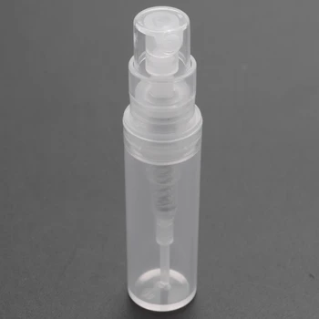 500 X 2Ml de Plastic de Călătorie Sticla cu Pulverizator Gol Transparent Pulverizator Parfum Nou