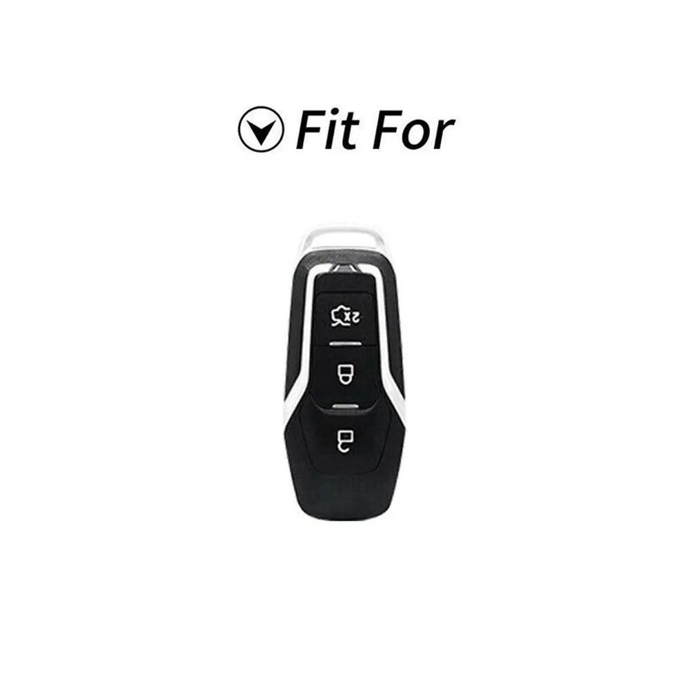 Piele Auto Smart Key Caz Acoperire Fob Cheie Lanț Protector Shell Geanta Pentru Ford Fusion F150 Mustang Marginea Explorer Mondeo 2013-2019 0