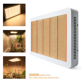 X CN DE 3000W Spectru Complet Planta cu Led-uri Cresc de Lumină Phytolamp Pentru Interior cu efect de Seră, Cort Gradina de Legume de Semănat Plante în Creștere