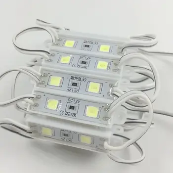 1000pcs Mini-module cu led-uri Alb Rece 5054 2 Module LED DC12V rezistent la apa Iluminat cu LED Module de Semnalizare Super Luminoase