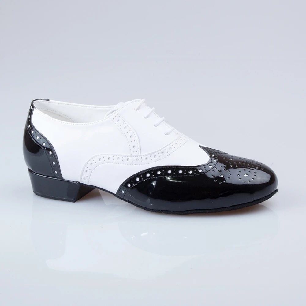 Om Alb negru Pantofi de Dans Mambo pantofi de Dans Realizate manual de Confort
