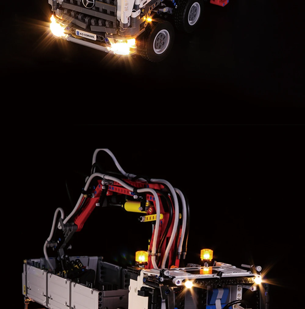 Lumina Led-Uri Pentru 42043 Construirea De Blocuri De Caramida 20005 Technic 3245 Camion Jucării Masina( Doar Lumina)