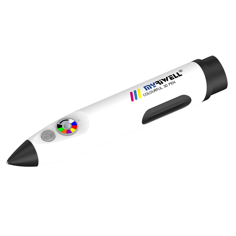Myriwell pline de Culoare 3d Pen 1,75 mm PCL Filament Cablu USB Culoare de Imprimare Cartuș de Cerneală Cadou de Crăciun RPC-100A