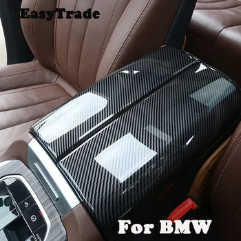 Pentru BMW X5 G05 2019 2020 2021 Auto Accesorii Auto Control Central Cotiera Cutie de Piele PU Capac Protecție Mat Interior Autocolant
