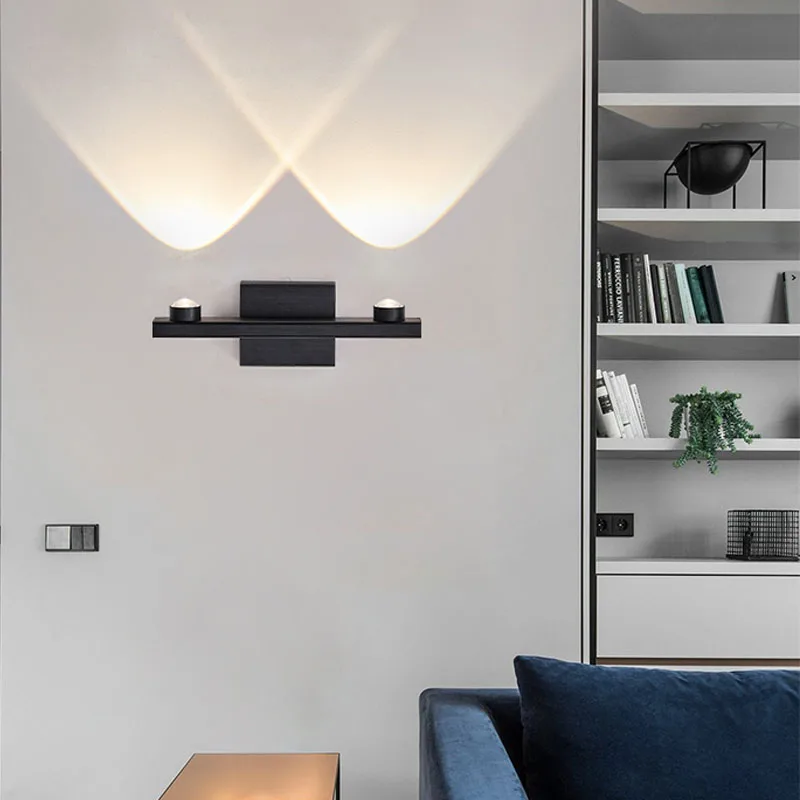 Modernă cu LED-uri lămpi de Perete Culoar Dormitor Noptieră Perete LightIndoor Lumina de Fundal Coridor Iluminat Decor Tranșee
