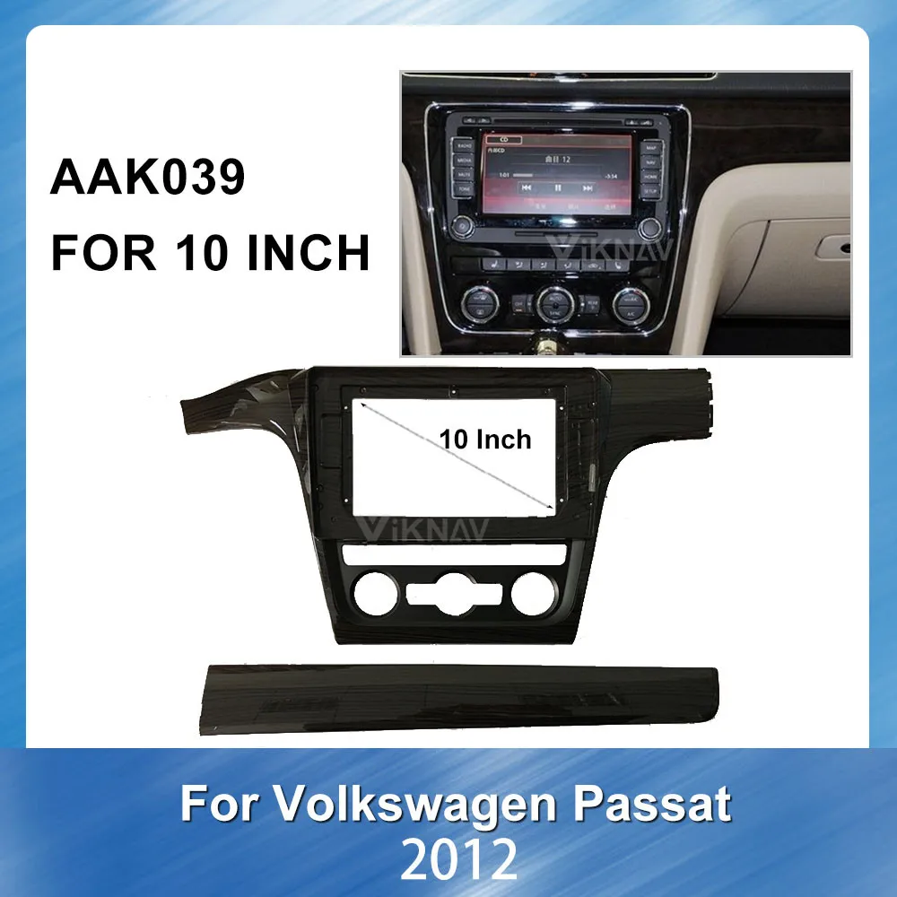 10 inch Radio Auto Multimedia Auto Fascia Pentru Volkswagen Passat 2012 de Navigare GPS Măștii panoului de bord Instalare Montare