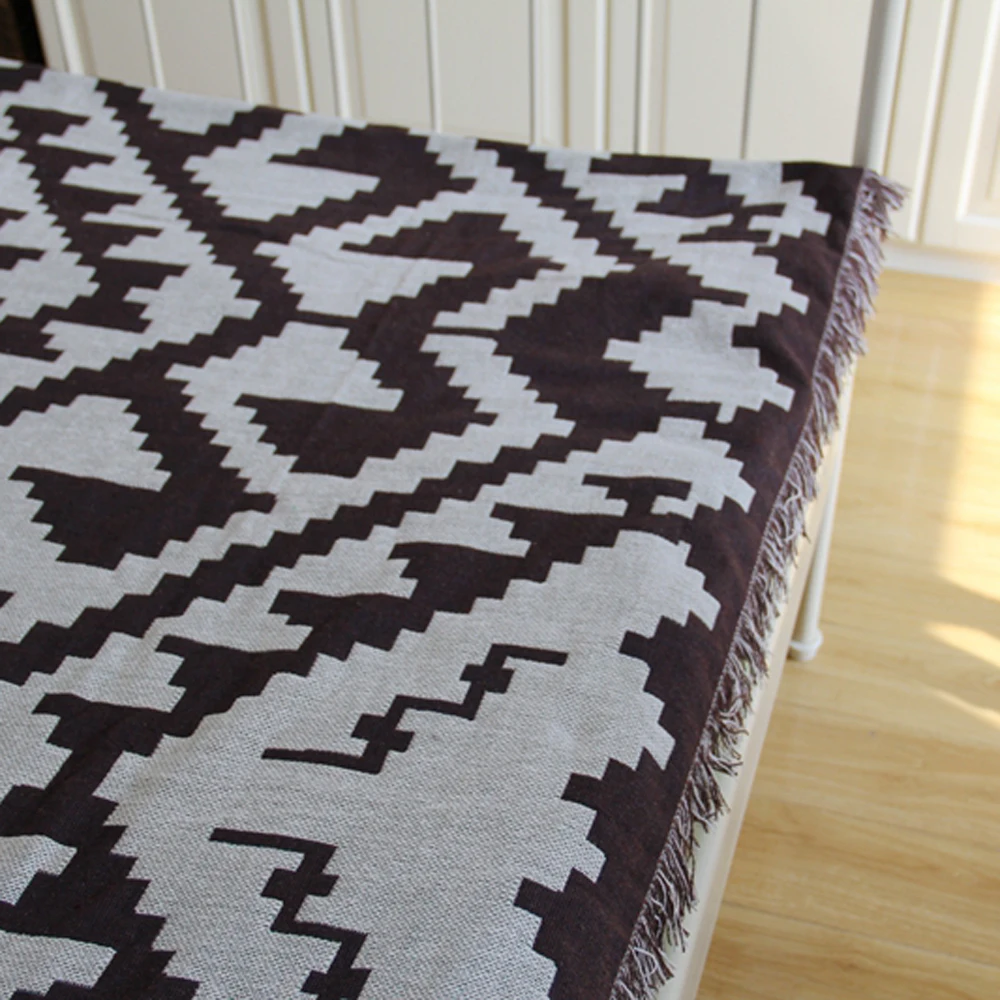 Kilim covor pentru canapea camera de zi dormitor covor vopsit în fir canapea kilim pătură turc model tribal uite Cuvertură Tapiserie