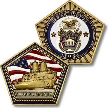 En-gros de U. s. Navy Bronz Moneda personalizate monede de vânzări la cald smalț moale Monede ieftine personalizate monede statele unite ale americii