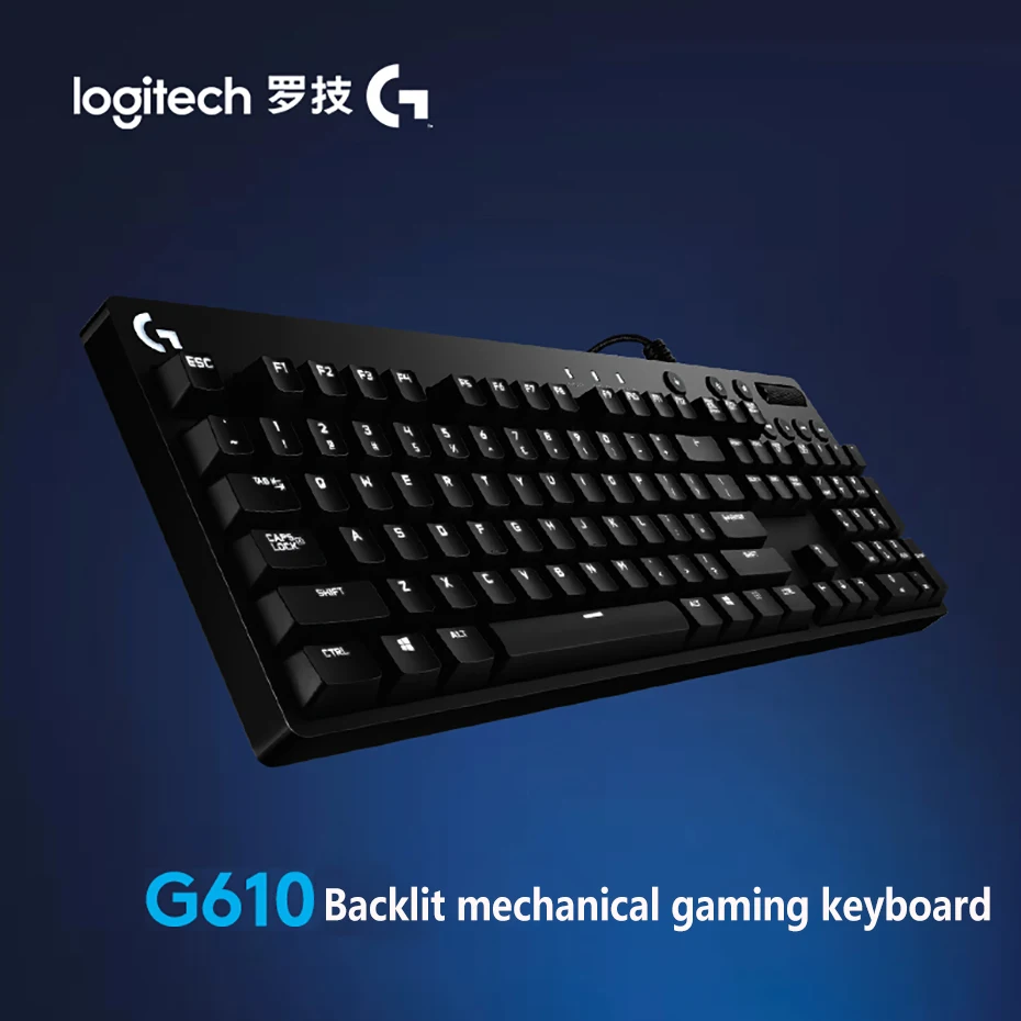 Logitech G610 MX arborelui cu Fir de Jocuri Mecanice Tastatura USB RGB cu iluminare de fundal Red/Blue Switch pentru PC Desktop, Laptop de Gaming Keyboard