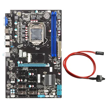 B250 BTC Mining Placa de baza 12 PCI-E placa Grafica Slot LGA1151 2XDDR4 2400/2133 mhz RAM SATA3.0 USB3.0 cu Comutator Cablu