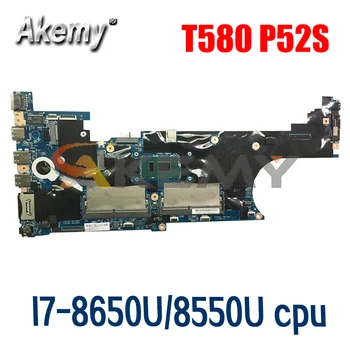 Pentru Lenovo ThinkPad T580 P52S laptop placa de baza E-2 17812-1 W/ CPU I7-8650U/8550U DDR4 FRU 01YR258 01YR245 Placa de baza