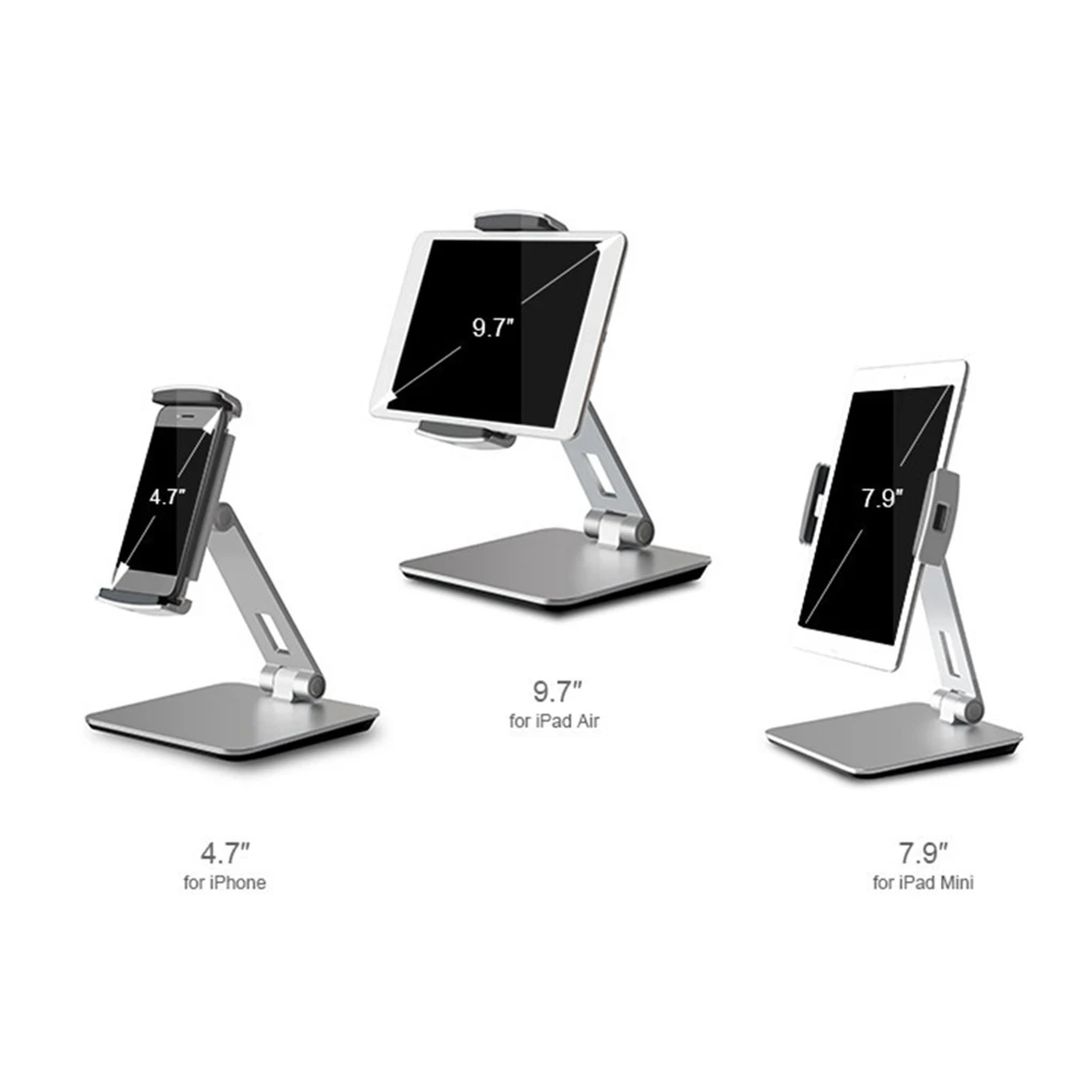 Universal Smartphone & Tablet Stand Aliaj de Aluminiu Birou Mount Titularului 360 Degreen Înlocuirea Suportului pentru iPhone