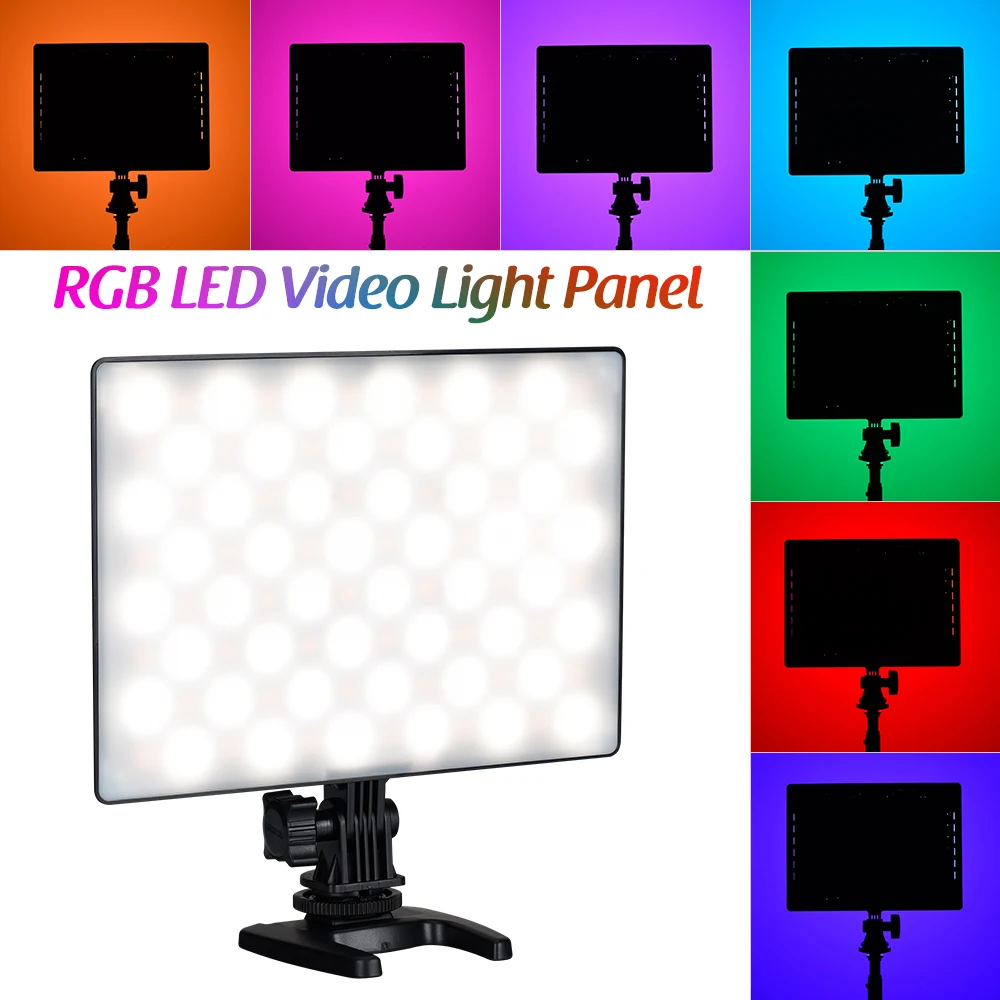 YN300 Aer II LED RGB Lumina Camera Foto Video cu LED-uri Lumina de Umplere Lampa Fotografie de Iluminat 3200K-5600K pentru Camere Video 4