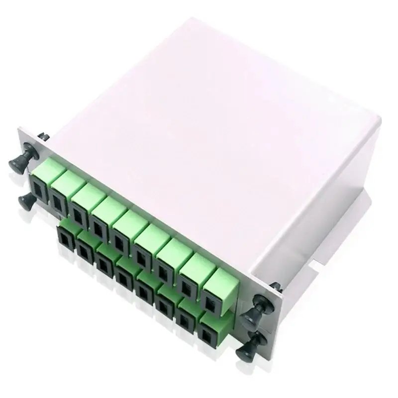 Transport gratuit 1x16 Splitter LGX Cutie Caseta Introducerea Cardului de SC/UPC PLC Separator Modulul 1:16 16 Porturi de Fibră Optică PLC Separator