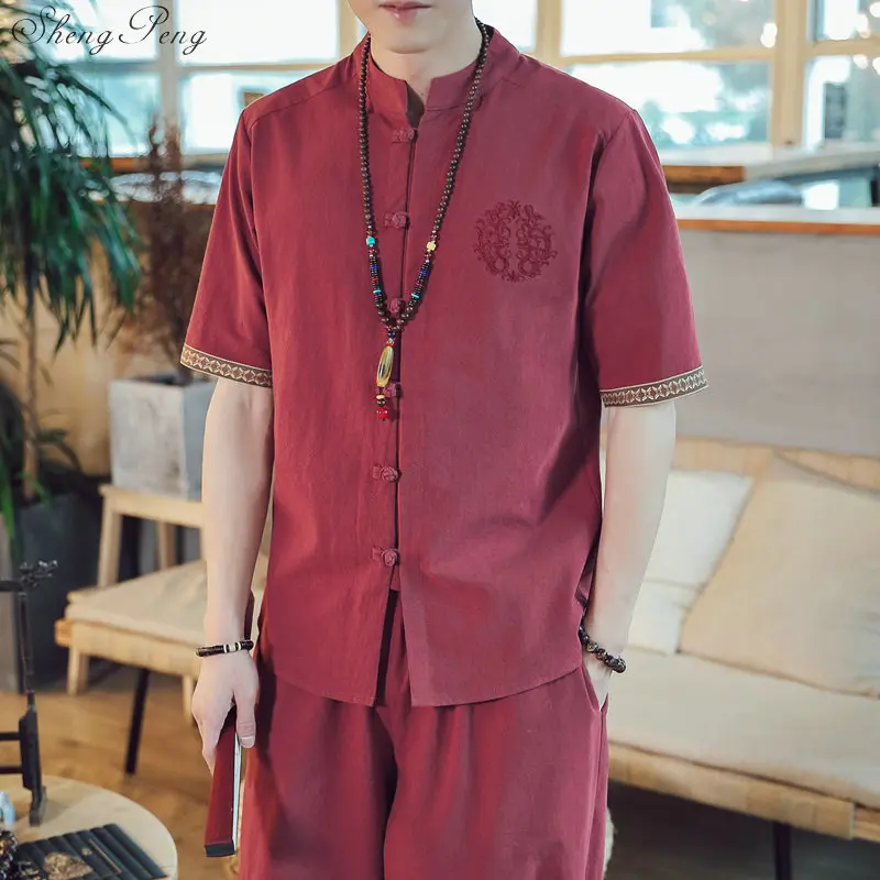 Lenjerie camasi barbati Tradițională chineză îmbrăcăminte pentru bărbați Chinez oriental tricou wing chun de îmbrăcăminte de sex masculin cămașă lenjerie Q692