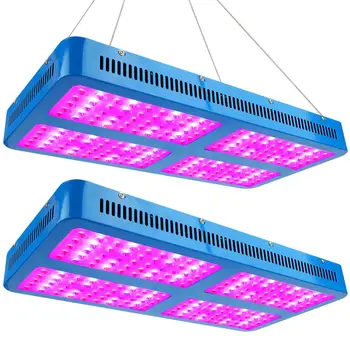 2 BUC 2000W LED-uri Cresc Light Spectru Complet cu efect de Seră Hidroponică a Plantelor cu Flori Legume Interioară Led-uri Cresc de Lampa