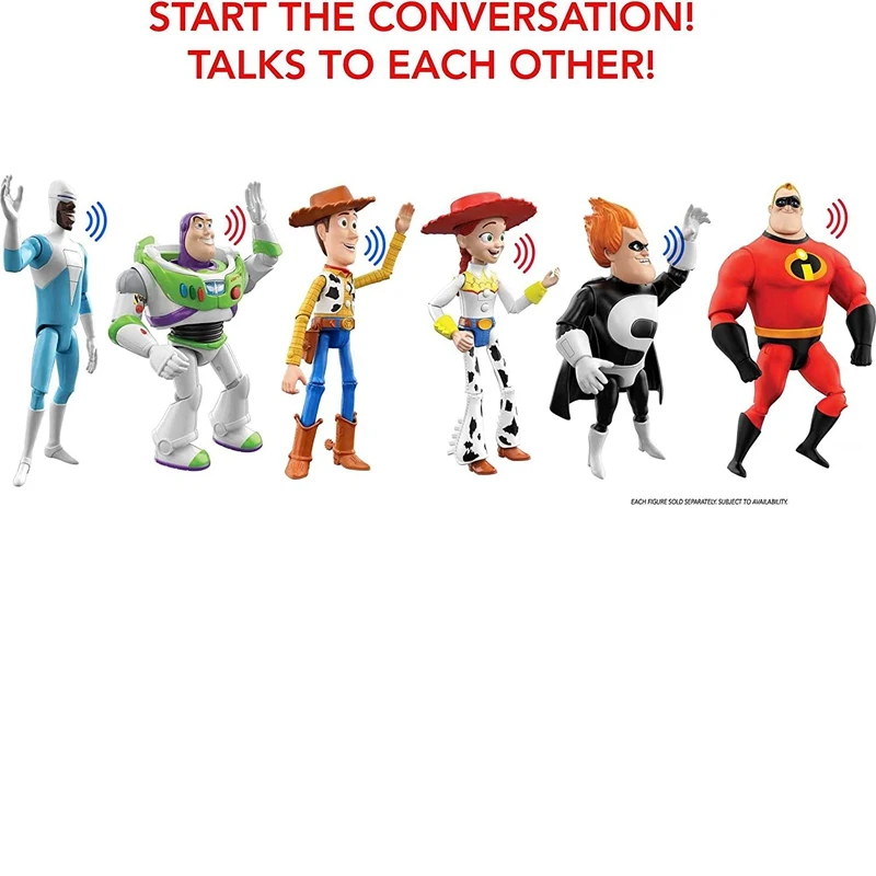 Original Disney Pixar Toy Story InteractablesTalking Buzz Lightyear Posable Fermiera Jessie Woody Jucării Poveste Anime Figura Cadouri