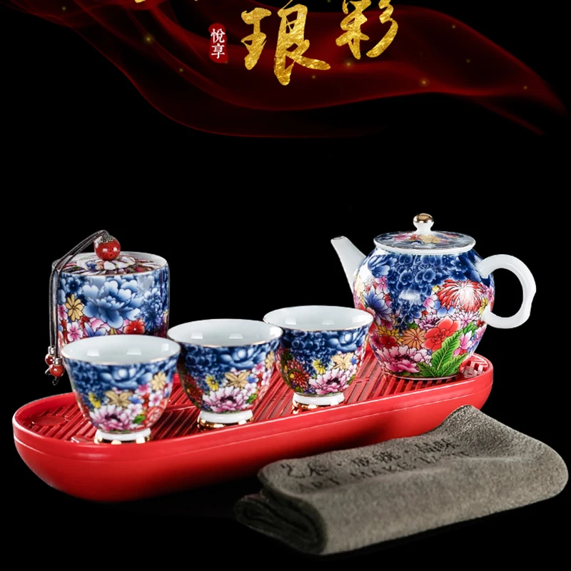 Chineză ceai kung fu set de ceai portabil set de ceai chinses kungfu ceremonia set de ceai porcelana china