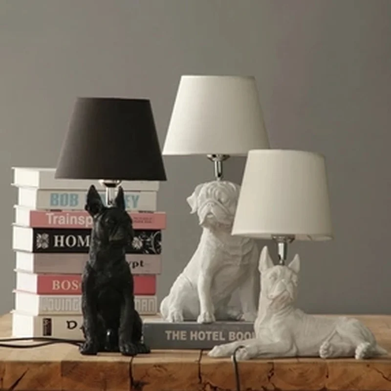 Designer Lampa De Birou Nordic Daneză Retro Dormitor Noptieră Lampa Creative Studiu Decoracao Para Casa Lumini Camera Copii Câine Lampa