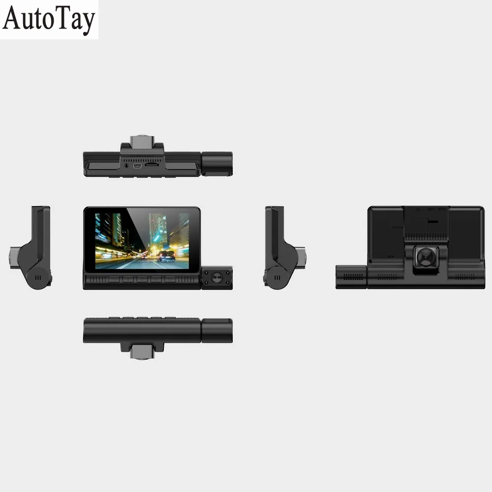 Viziune de noapte Camera Auto Auto Originale Dash Camera de 4 Inch HD 1080P Video camera Video 300W Senzor de Imagine Interfață USB Camera Auto