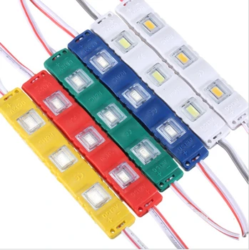 5730 3 LED-uri de Turnare prin Injecție MODUL Impermeabil Alb Cald, Alb Pur, Rosu/Verde/Albastru/galben pentru DC 12V