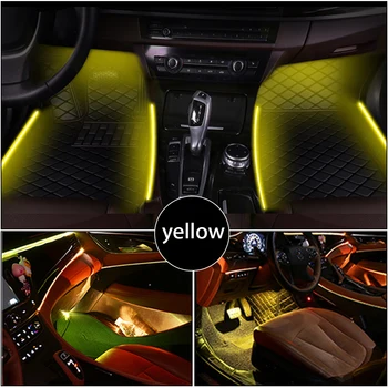 Pentru Mitsubishi Outlander 2008-2012 Logan Auto Covorase Covor De Lumini Led-Uri Decorative De Interior Lumini Kit Accesorii Auto