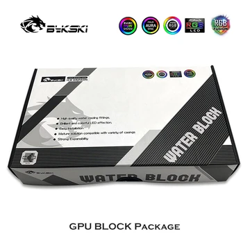 Bykski GPU Apă, Bloc Pentru ASUS RTX3080 3090 STRIX Card Grafic, VGA Watercooler,5V ARGB/12V RGB SINCRONIZARE, N-AS3070DUAL-X-V2 1