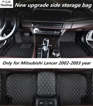 Pentru Mitsubishi Lancer 2002 2003- 2016 2017 2018 Upgrade-ul de mașină din piele covorase auto Personalizate picior Tampoane de automobile covor acoperă