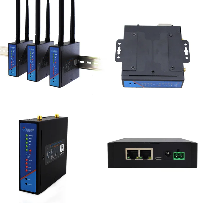 USR-G806 Industriale 3G 4G Routere cu Suport 802.11 b/g/n și Slot pentru Card SIM cu APN VPN Q21226/8