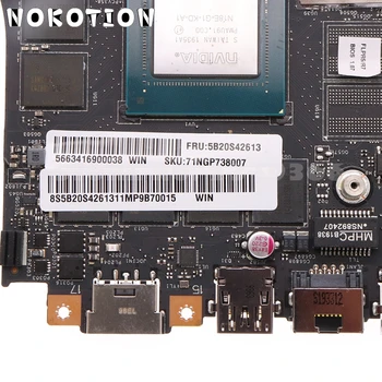 NOKOTION Pentru Lenovo Legiunea Y740-15ICHG Laptop Placa de baza 5B20S42613 ELPY5 ELPY7 LA-G132P SRF6U I7-9750H RTX 2060 6GB 4