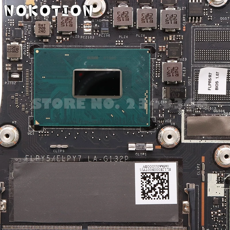 NOKOTION Pentru Lenovo Legiunea Y740-15ICHG Laptop Placa de baza 5B20S42613 ELPY5 ELPY7 LA-G132P SRF6U I7-9750H RTX 2060 6GB 3